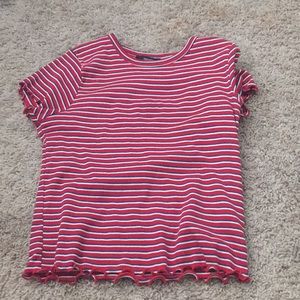 forever 21 red white blue tight shirt